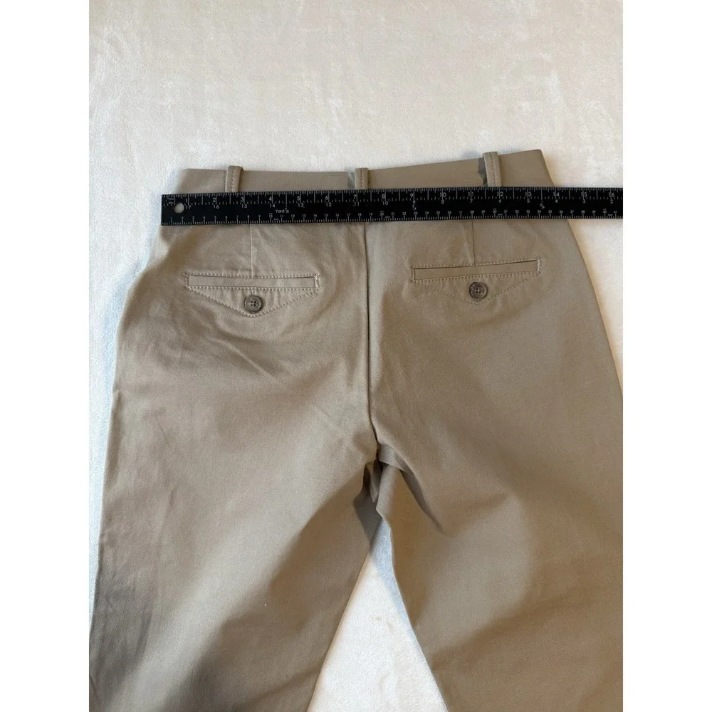 Dockers Khaki Chino Crop Capri Pants - Women's Size 4P Preppy Business Office‎